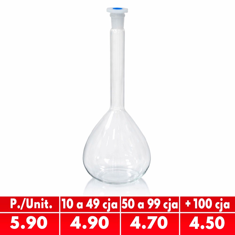 Fiola 5ML Vidrio Clase " A" Graduado - EUROLAB | Stock: 100 - SAP:180020080