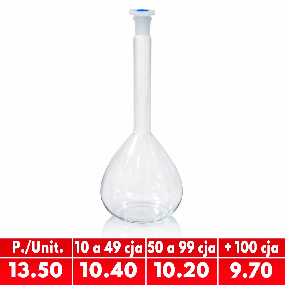 Fiola 10ML Vidrio Clase "A" Graduado - EUROLAB | Stock: 150 - SAP: 180020076