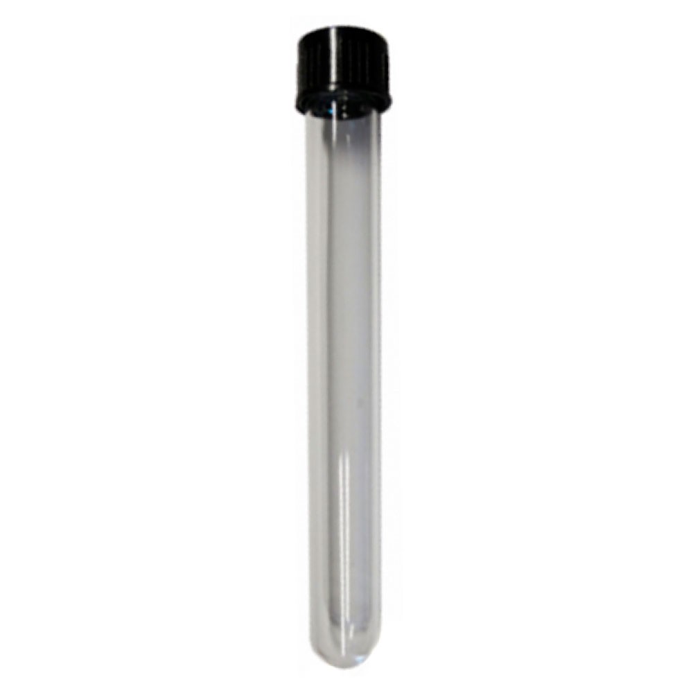Tubo 12X75MM Vidrio Con Tapa Rosca Boro 3.3 - EUROLAB | Stock: 1000 - SAP: 180020173