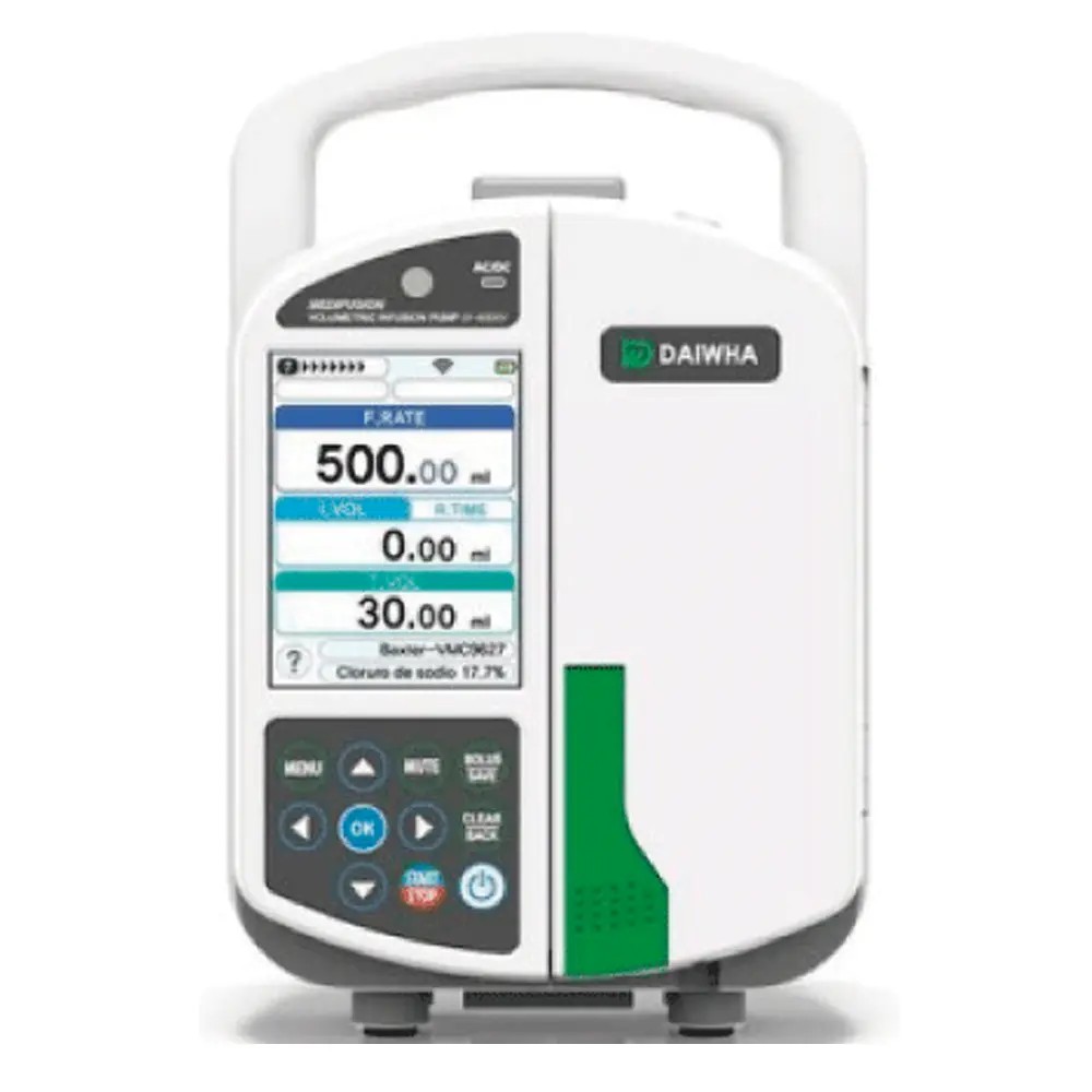 Bomba de Infusión Pantalla LCD Touch 3.5" a Color – Modelo: DI-6000 - DAIWHA | Stock: 6 - SAP: 300040005