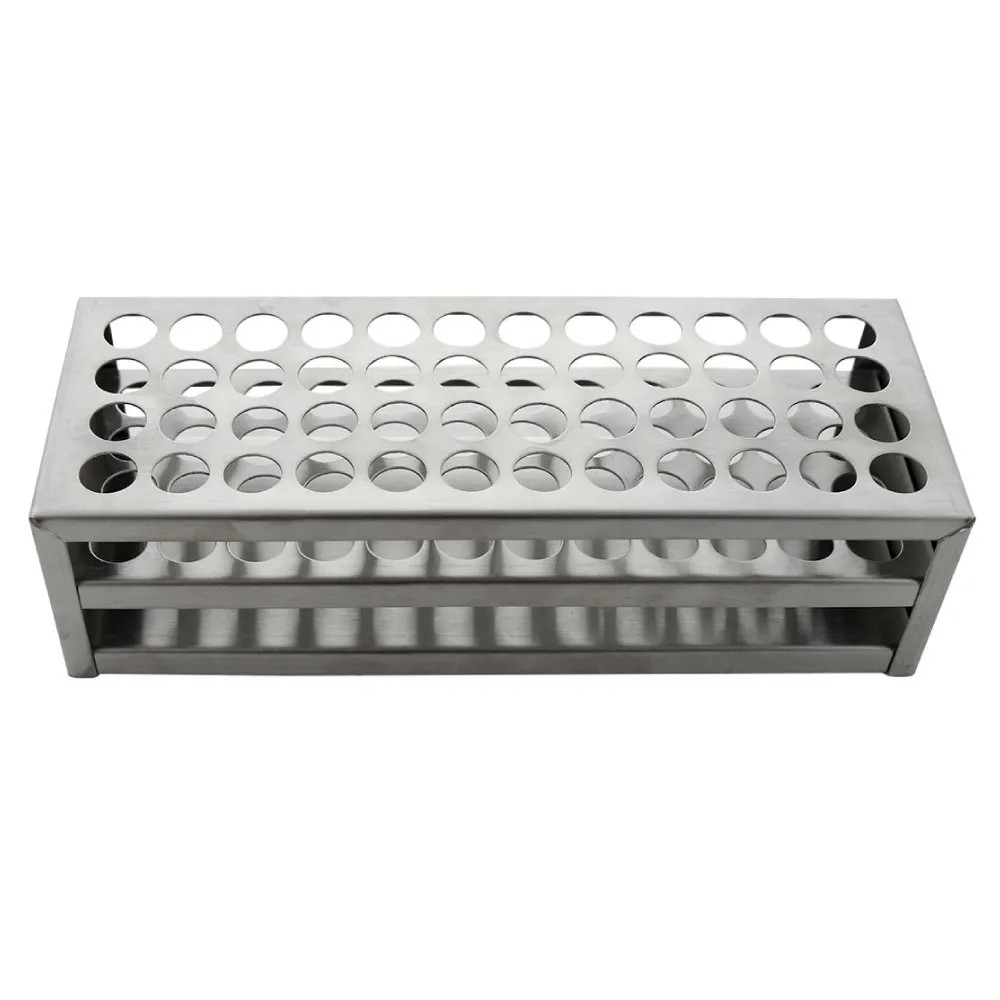 Gradilla Canastilla Para Transporte De Muestras En Acero (D-153) 48 Tubos - NACIONAL | Stock: 100 - SAP: 266020070