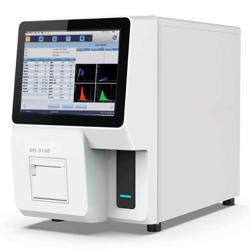 Analizador Hematológico 5 Diff - 60 Test/Hora - Modelo: BH-5100 - URIT | Stock: 3 - SAP: 077040010