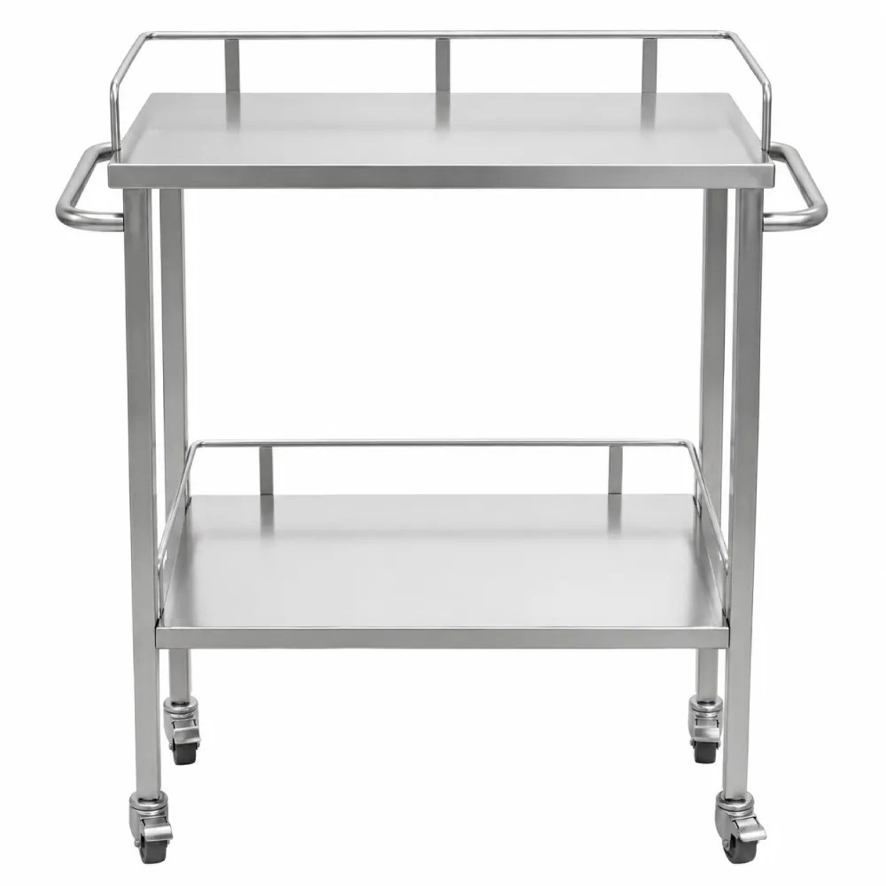 Mesa Rodable de Acero Inoxidable de Uso Múltiple sin Cajones (M-91) - NACIONAL | Stock: 100 - SAP: 266020085