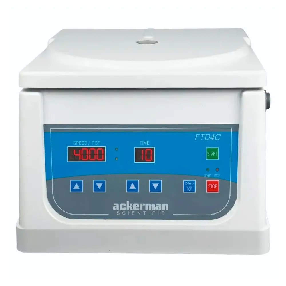 Centrífuga 12 Tubos X 15ML Clínica Digital Rpm 0-4000– Modelo: FTD-4C - ACKERMAN SCIENTIFIC | Stock: 0 - SAP: 257040002