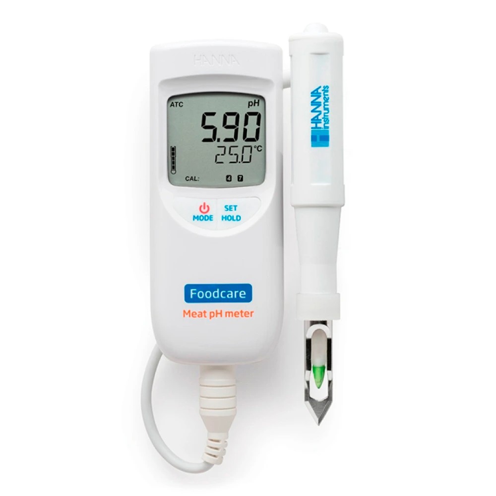 Peachimetro PH Para Carnes y Embutidos Digital Portatil – Modelo: Hl-99163 - HANNA | Stock: 1 - SAP: 080020380