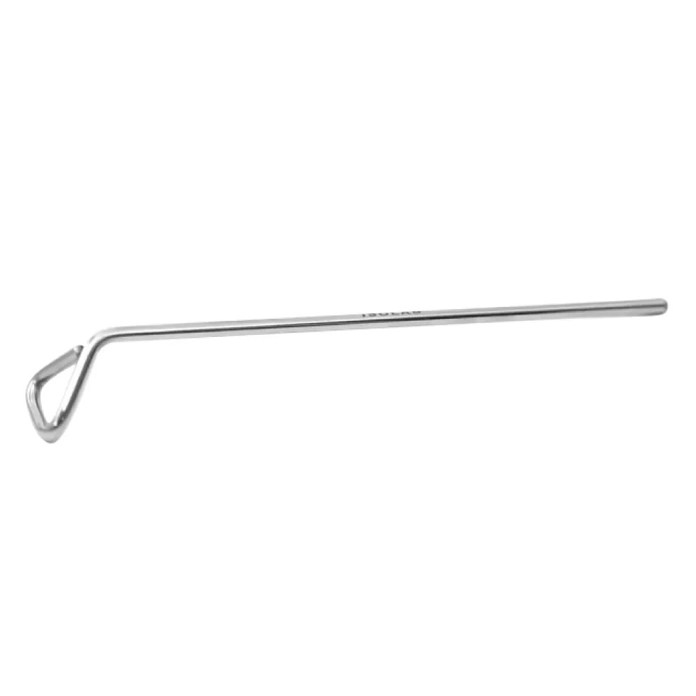 Asa Espatula Drigalski de Acero en forma Triangulo de 200mm Cod.082.03.003 - ISOLAB | Stock: 10 - SAP: 022030030
