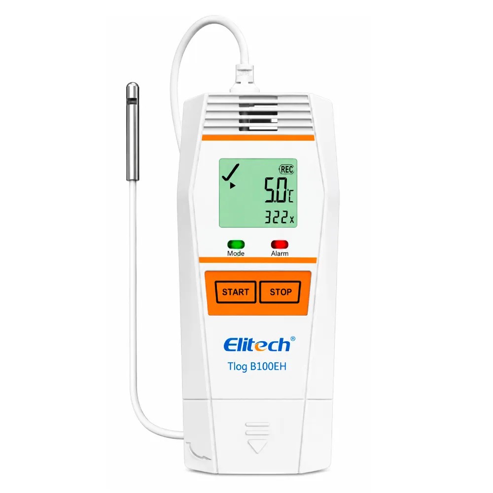 Datalogger Digital Registrador de temperatura -40°C A 85°C y Humedad 0% A 100% HR.– Modelo:Tlog B100 - ELITECH - MRP | Stock: 10 - SAP: 050020001