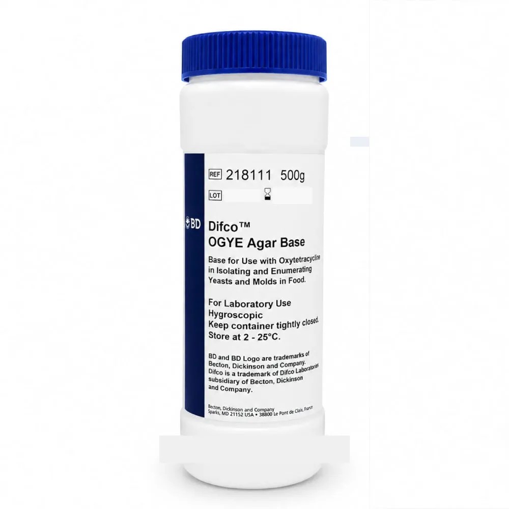 OGYE Agar Base x 500g REF: 218111 - BD MEDIOS DE CULTIVO | Stock: 5 - SAP: 064010116