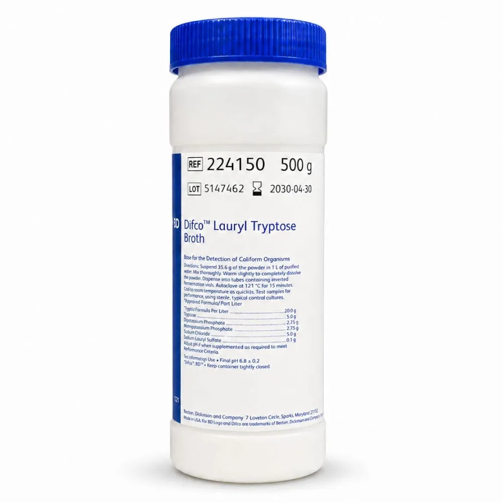 Lauril Sulfato Caldo x 500g REF: 224150 - BD MEDIOS DE CULTIVO | Stock: 5 - SAP: 064010121