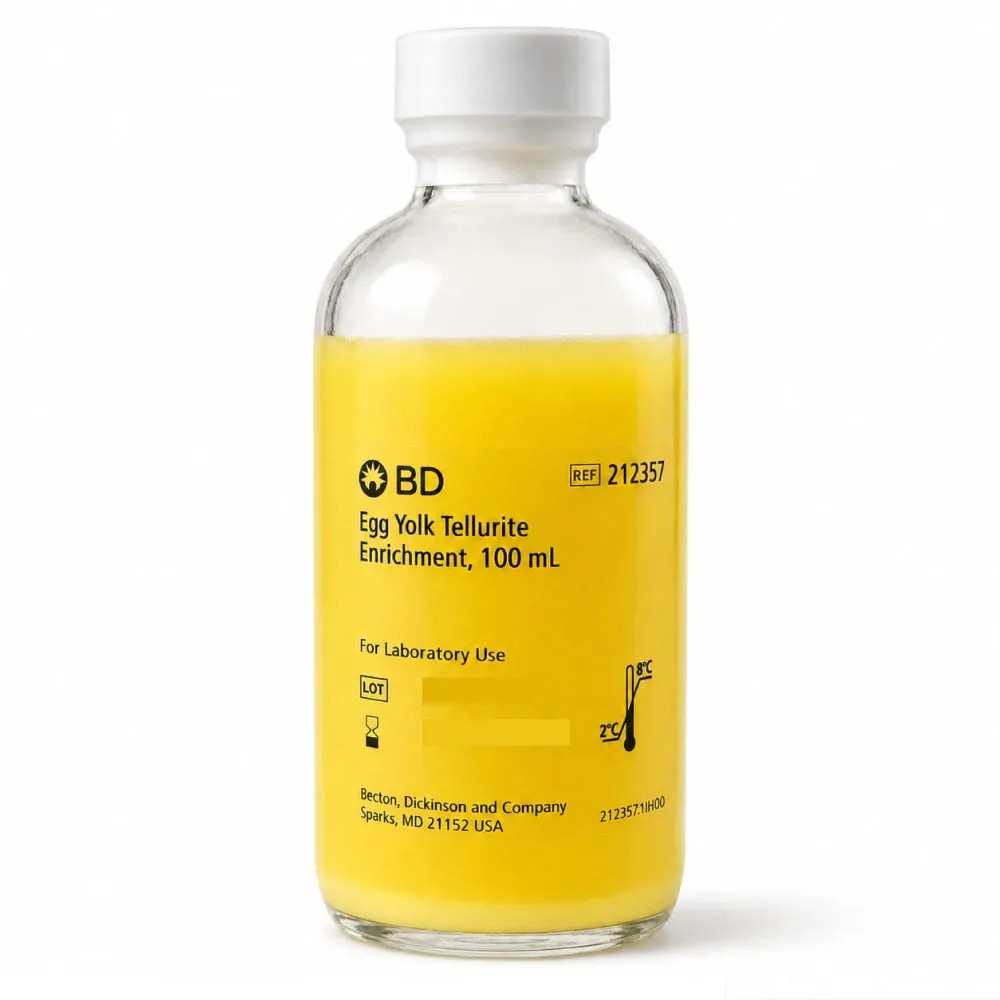 Emulsión de Yema de Huevo-telurito pasteurizada REF: 212357 - BD MEDIOS DE CULTIVO | Stock: 5 - SAP: 064010129