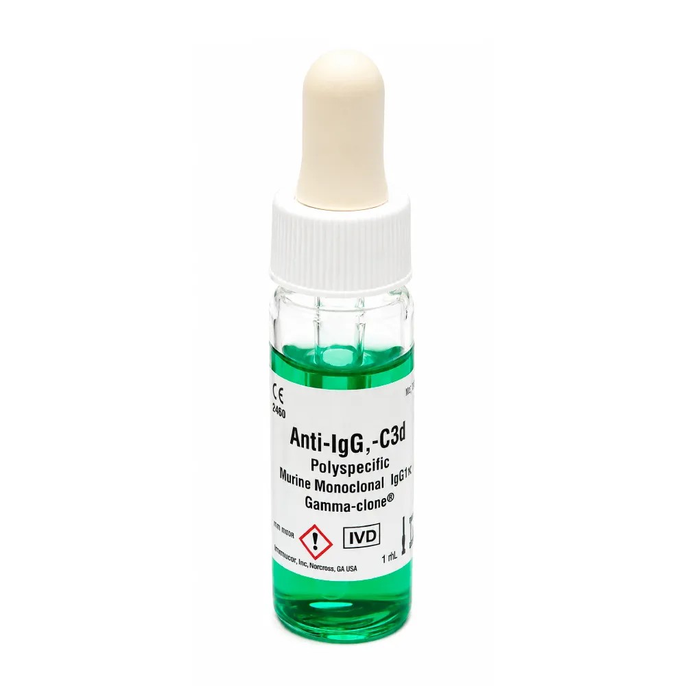 Suero de Coombs x 10ml (Anti Globulina Humana)-Immucor - LINEA | Stock: 1 - SAP: 080010570