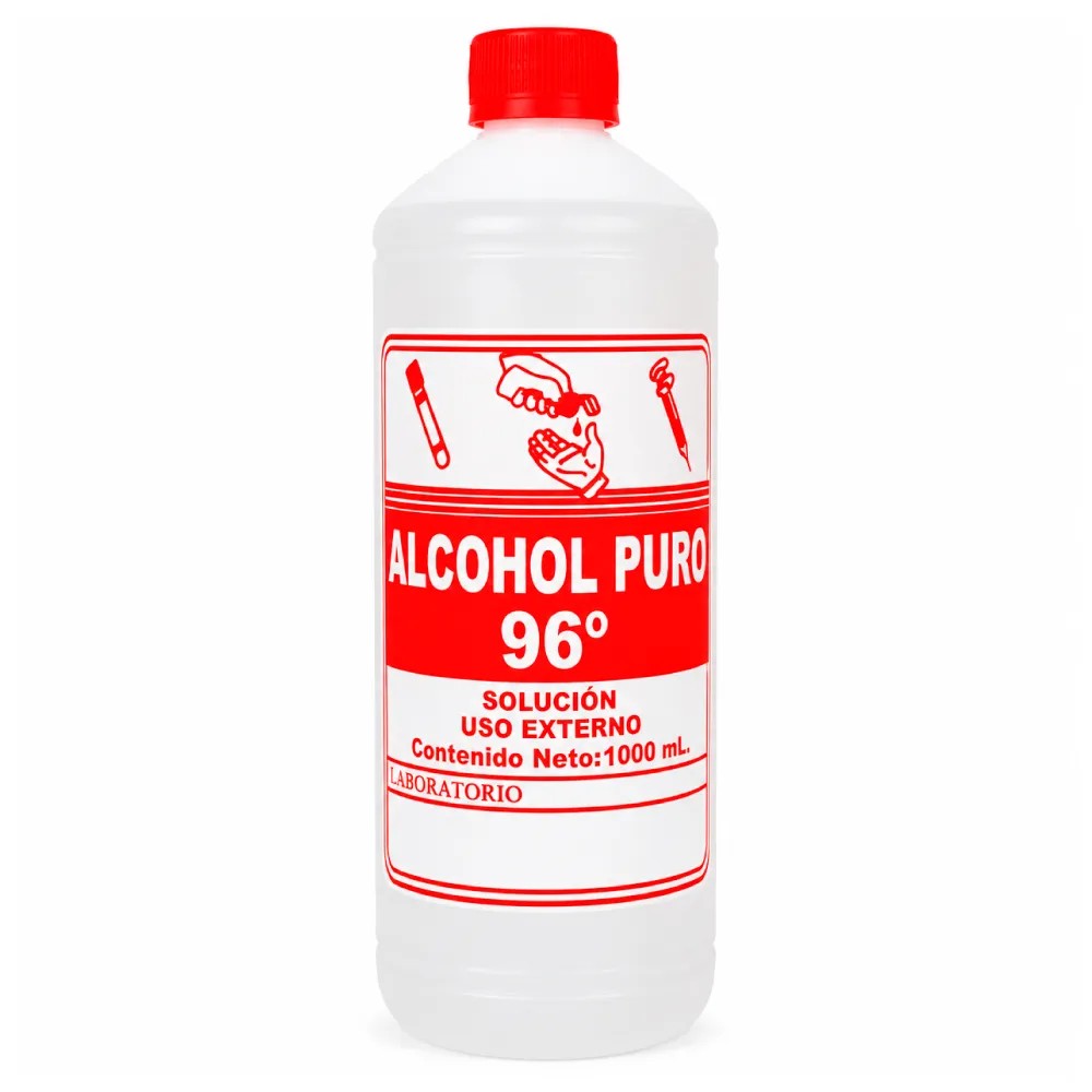 Alcohol de 96° x 1 Litro - LINEA | Stock: 1000 - SAP: 080020360