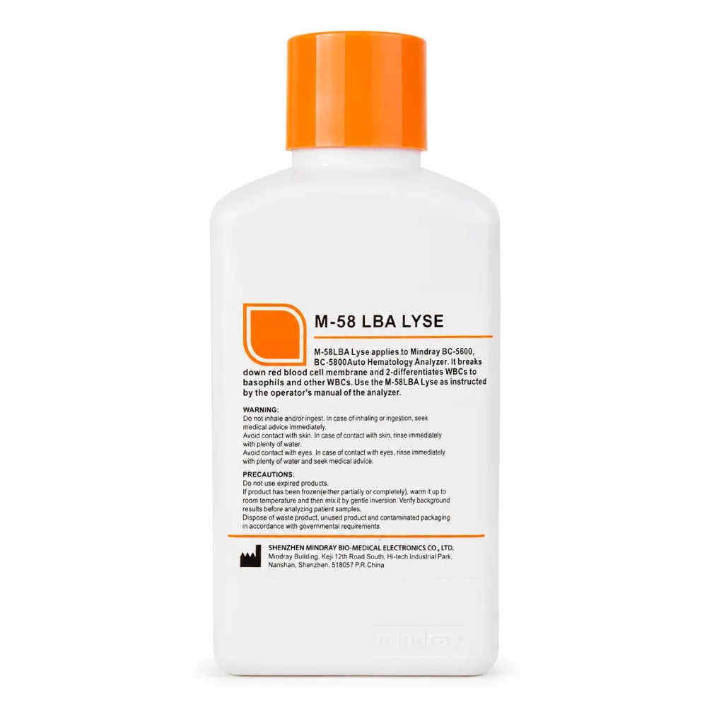Lisante LBA x 1 Litro Original (Cod.M-58) para Equipo Modelo BC-5800 - MINDRAY | Stock: 1 - SAP: 113010048