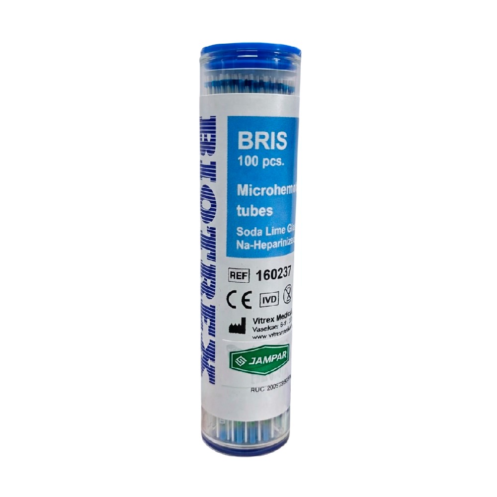 Tubo Capilares SIN Heparina X 100 Unds - BIOTREX - VITREX | Stock: 1000 - Vto. 30/10/29 - SAP: 170020004