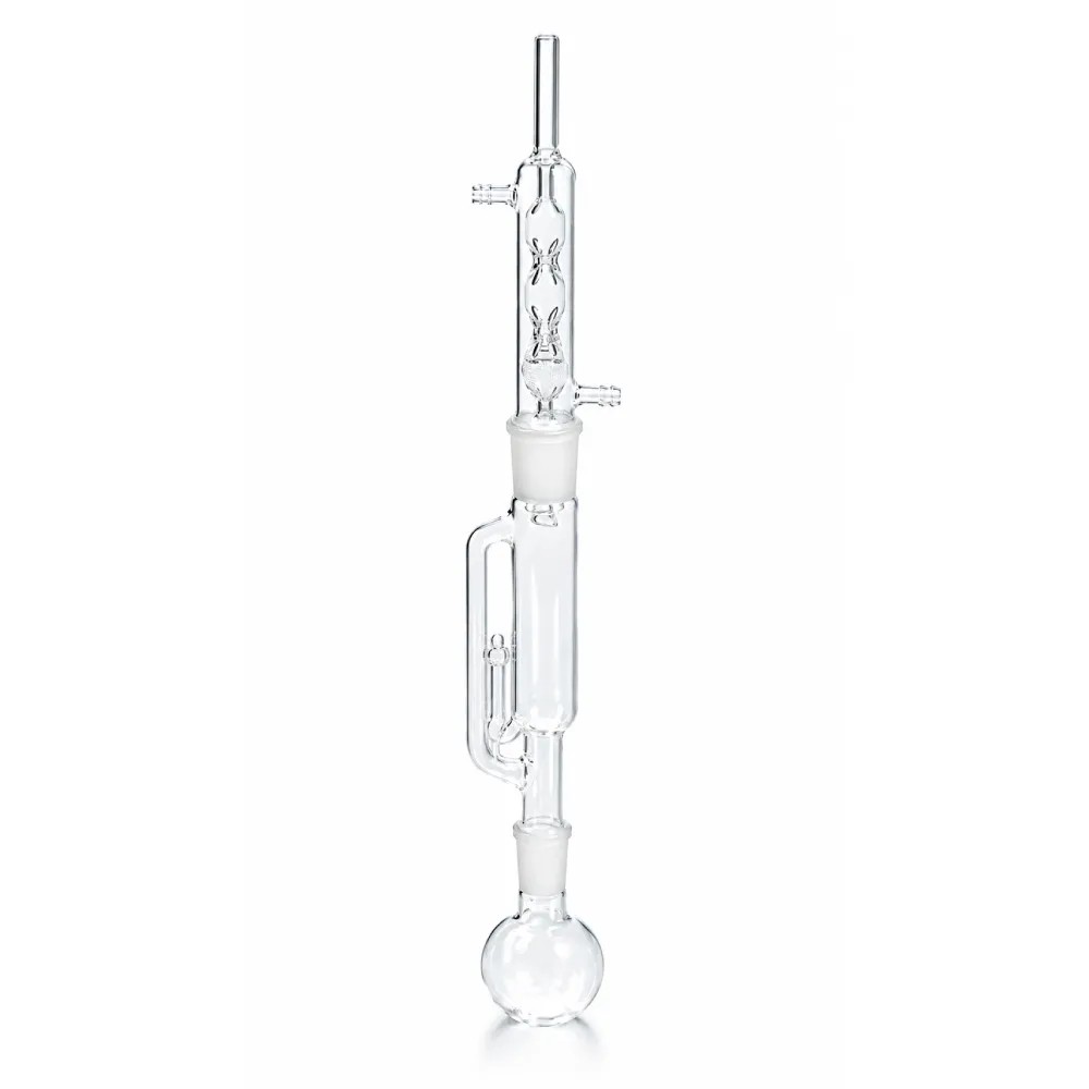 Extractor Soxhlet de Vidrio Borosilicato 3.3 x 3 Piezas x 500ml - KYNTEL | Stock: 10 - SAP: 197030017