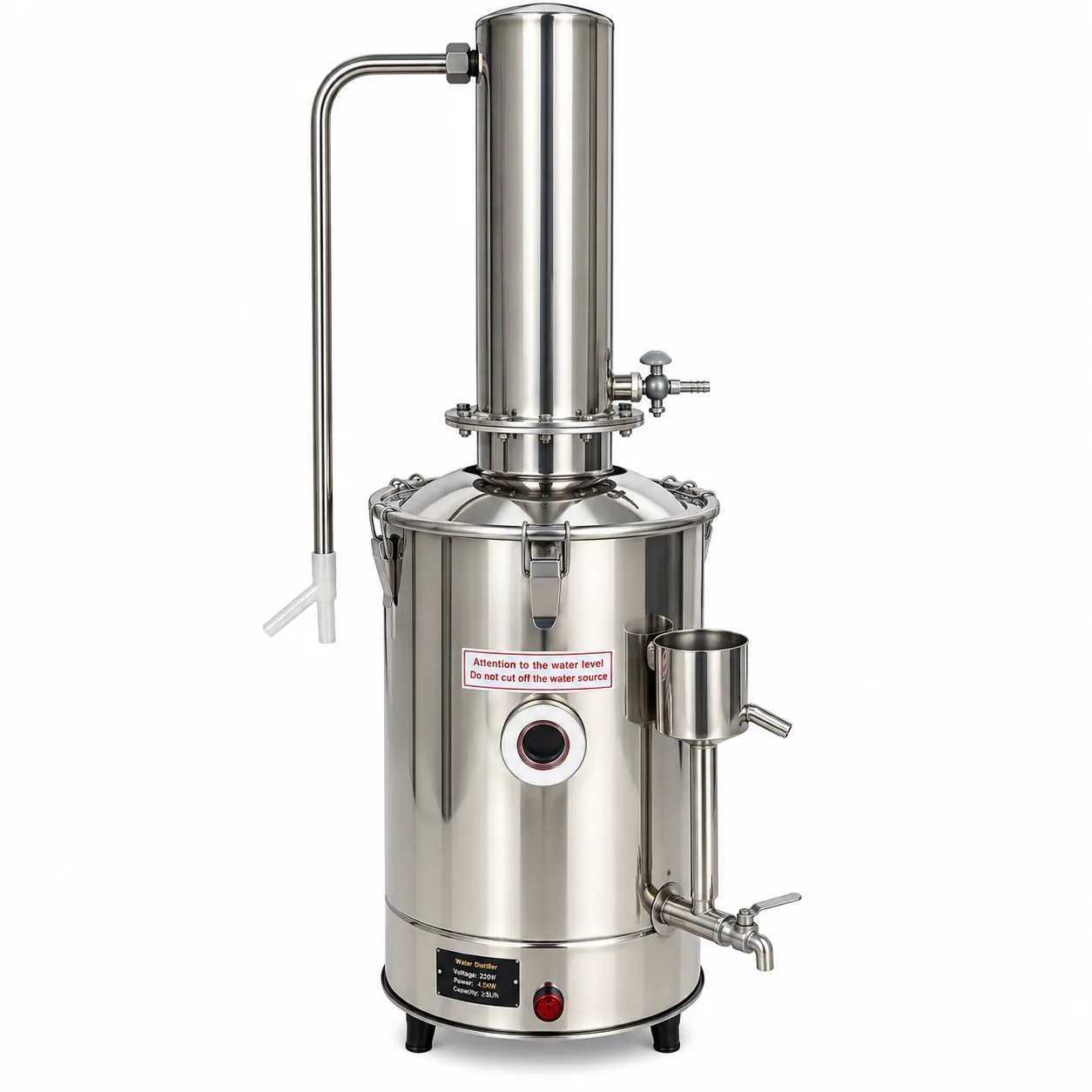 Destilador 10 Litros de Agua por Hora (7.5KW) - Modelo: YAZD-10 - KYNTEL | Stock: 10 - SAP: 197040033