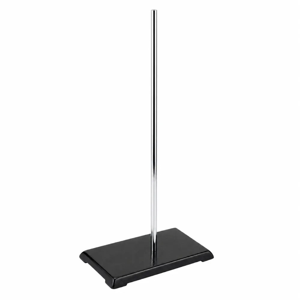 Soporte Universal con Base 18cm x 12cm y Varilla de metal de 60cm C/Gris Pintado al Horno - NACIONAL | Stock: 100 - SAP: 204020312