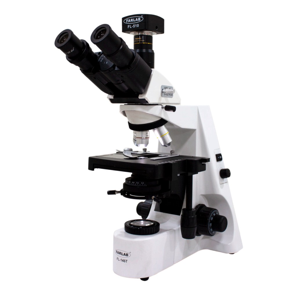 Microscopio Trinocular Luz LED - Modelo: FL-146T - FARLAB | Stock: 2 - SAP: 204020365