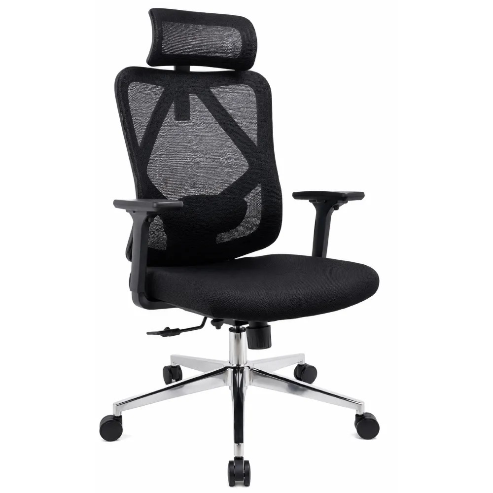 Silla Ejecutiva Color Negro - Modelo: Versa Crom CC - CHINA | Stock: 10 - SAP: 204020402