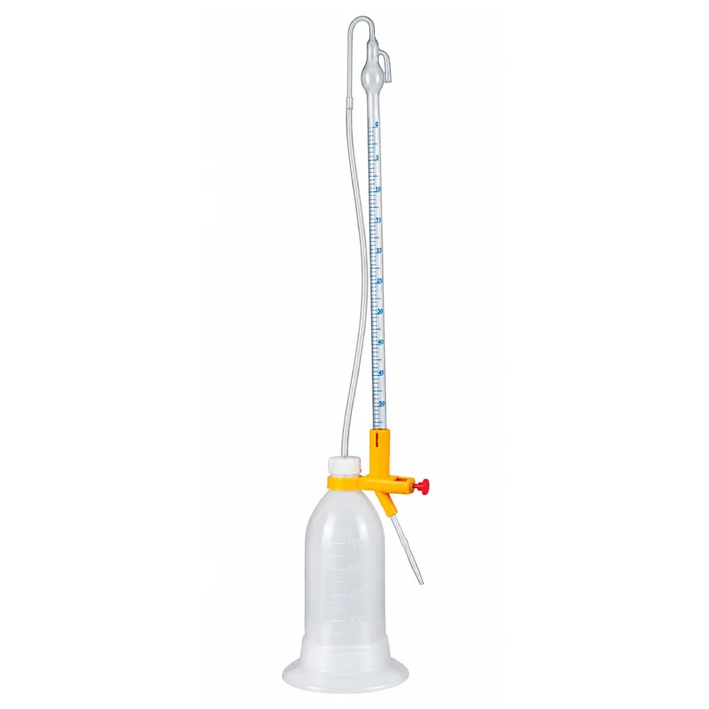 Bureta Automatica Schilling 50ml Clase «AS» con Botella de Plastico 1000ml - CHINA | Stock: 5 - SAP: 204020503