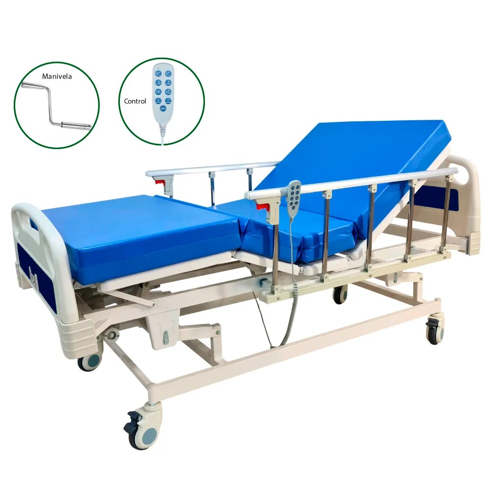 Cama Clínica Eléctrica VITALFLEX POWER 4 Funciones + Colchón Articulado - CHINA | Stock: 5 - SAP: 204020517