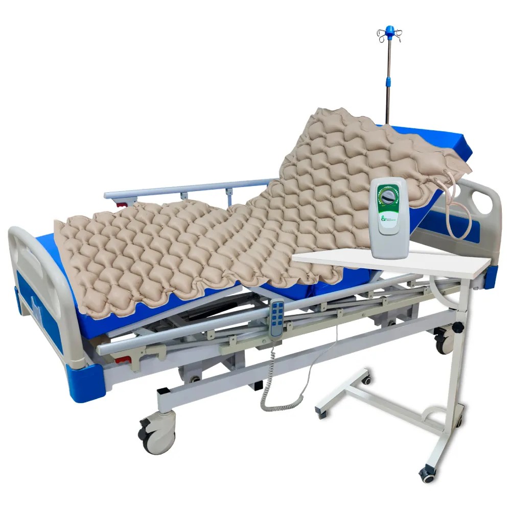 Cama Clínica POWERBED + Colchón Articulado + C/Antiescaras + Mesa Alimentos - CHINA | Stock: 5 - SAP: 204020522