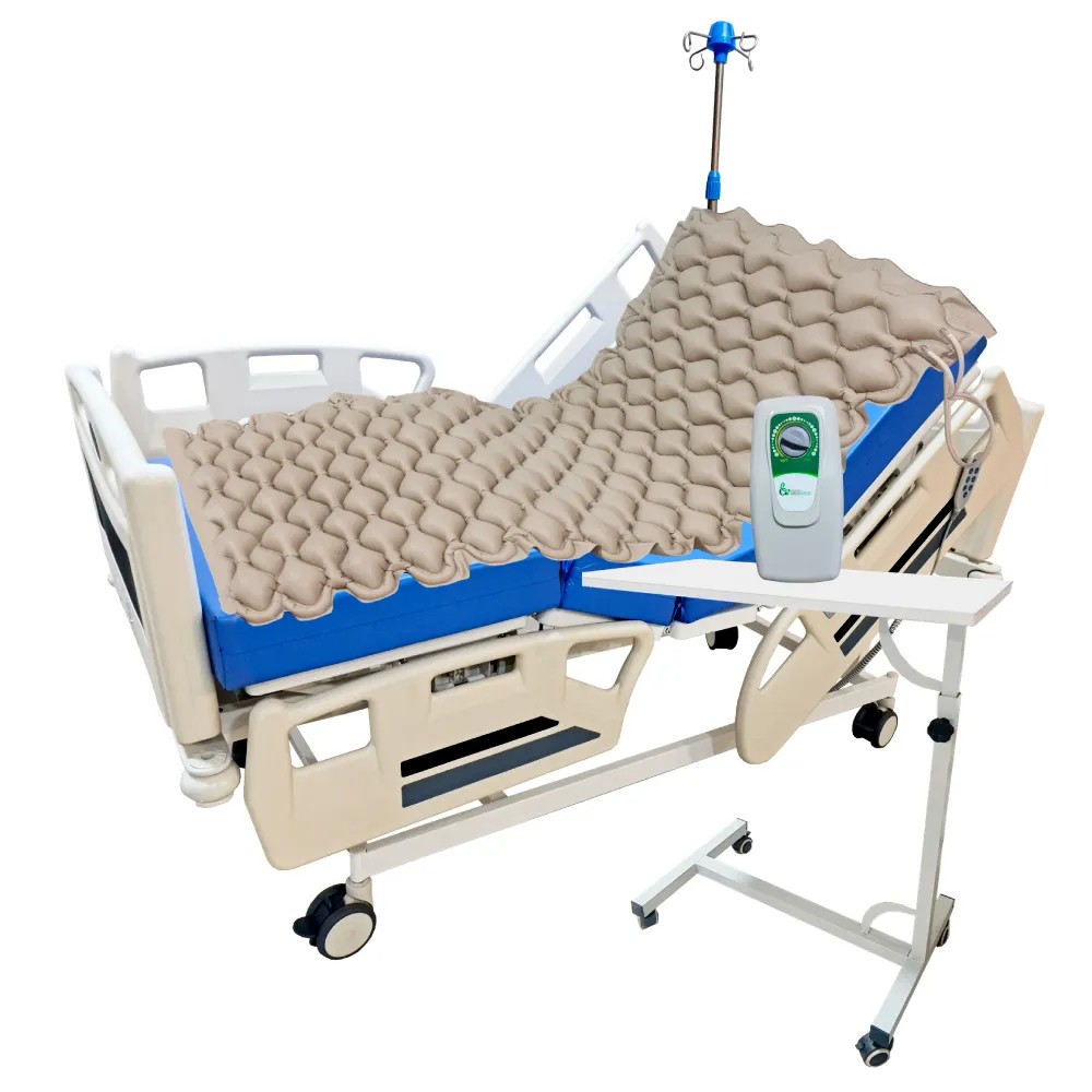Cama Clínica VITAL TECH Tech + Colchón Articulado + C/Antiescaras + Mesa Alimentos+ P/Suero - CHINA | Stock: 5 - SAP: 204020526