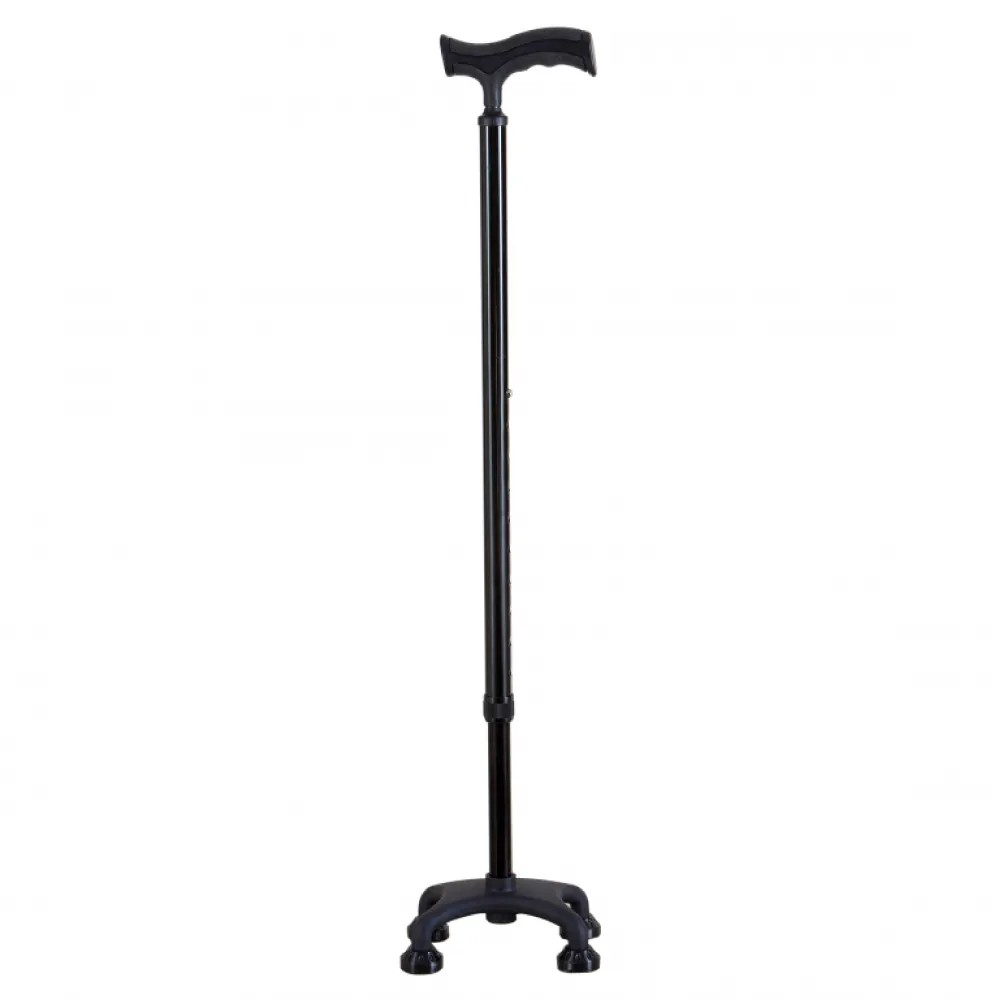 Bastón con 4 Apoyos "T" PREMIUM Color Negro - CHINA | Stock: 10 - SAP: 204020595