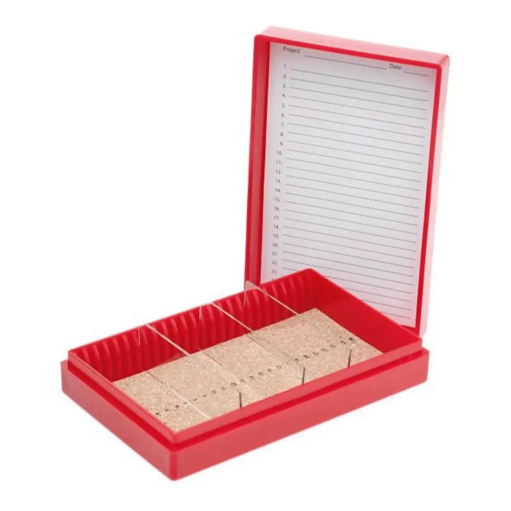 Caja Porta Lamina Color Rojo Para 50 Laminas - CHINA | Stock: 200 - SAP: 204030054