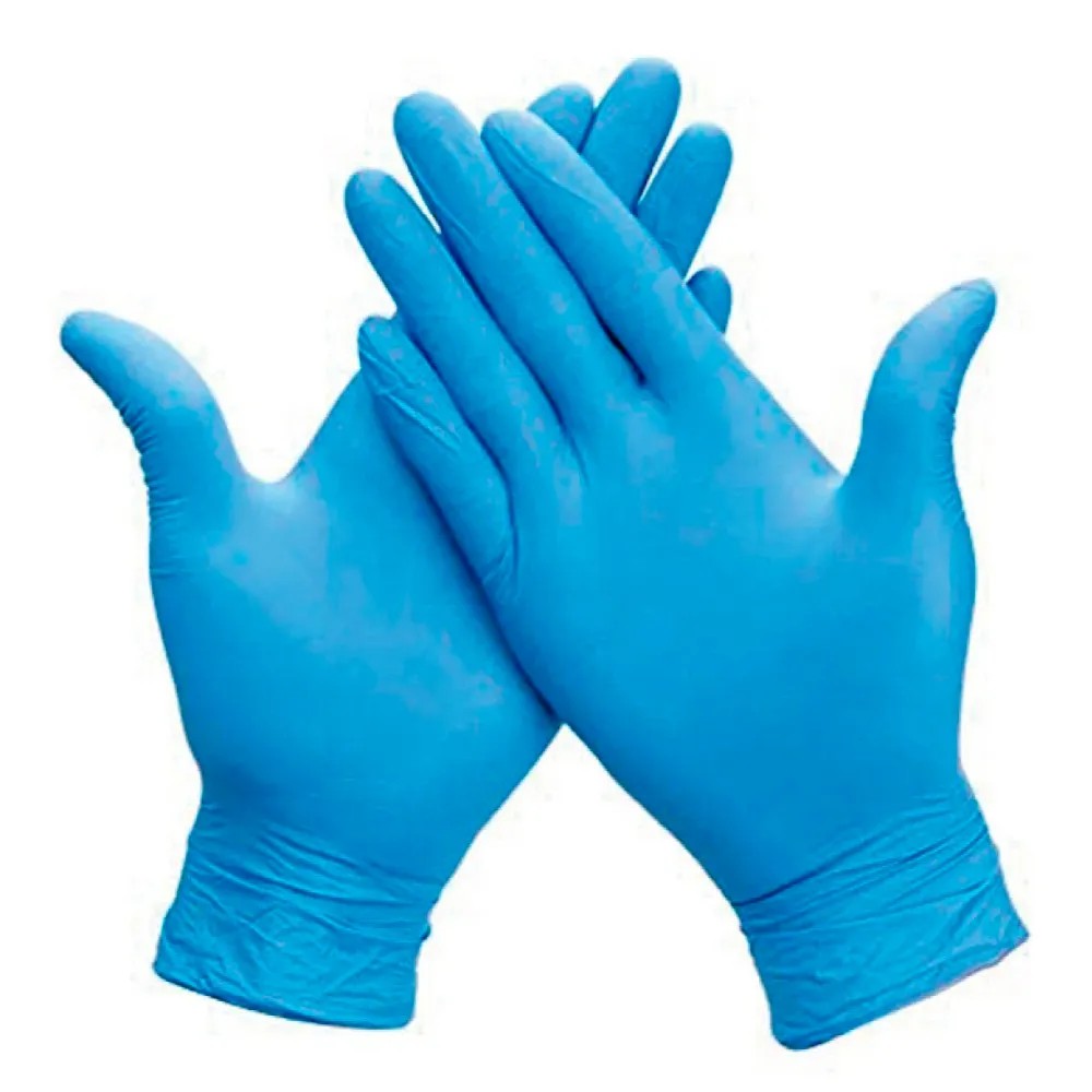 Guantes de Nitrilo Azul 6.5 Gramos Talla «L» Caja x 100 Unidades - CHINA | Stock: 100 - SAP: 204030733