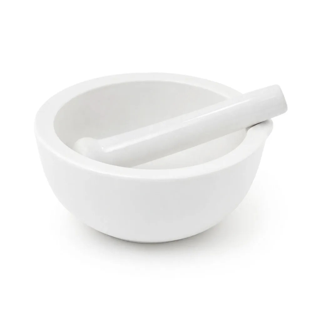 Mortero de Porcelana con Pilón 150mm - CHINA | Stock: 1000 - SAP: 204030750