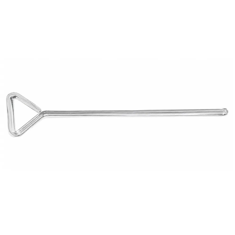 Asa Espatula Drigalski de Vidrio en forma Triangulo - CHINA | Stock: 1000 - SAP: 204030788