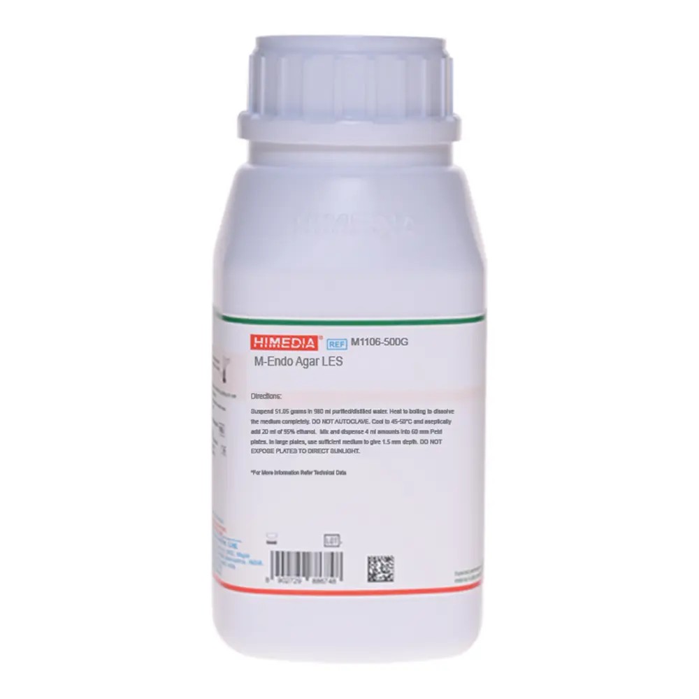 M-Endo Agar Les X 500g – Código: M1106 - HIMEDIA | Stock: 2 - SAP: 230010021