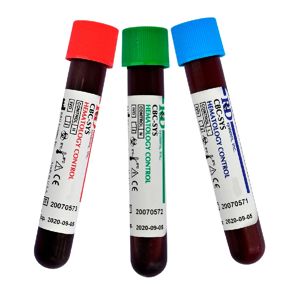 Control Hematológico 5 Diff (3 x 3ml) Bajo/Medio/Alto (2°A 8°C) - Modelo: CBC-5DMR - R&D | Stock: 2 - SAP: 245010001