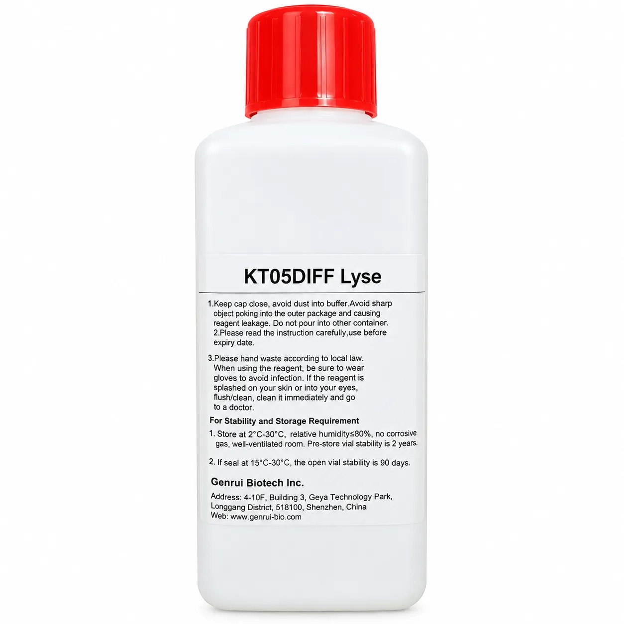 Lisante x 500ml 3 Diff Para Modelos KT-40/KT-6200/KT-6300/KT-6400 - GENRUI | Stock: 50 - SAP: 247010002