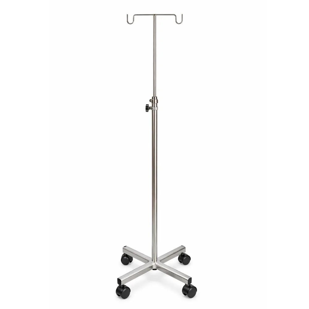 Porta Suero de Acero Inoxidable Rodable de Cuatro Patas - NACIONAL | Stock: 10 - SAP: 266020194