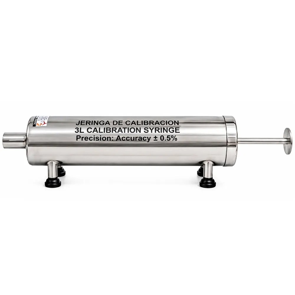 Jeringa de Calibracion y Verificacion de 3L en Acero Inoxidable 304 - NACIONAL | Stock: 10 - SAP: 266020276