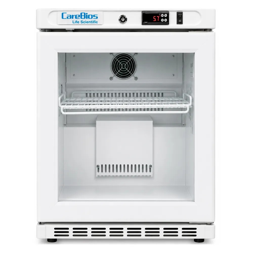Refrigeradora 60 Litros Vertical 2°C a 8°C Para Laboratorio/Farmaceutico - Modelo: KYC60G(F) - CAREBIOS | Stock: 4 - SAP: 269020006