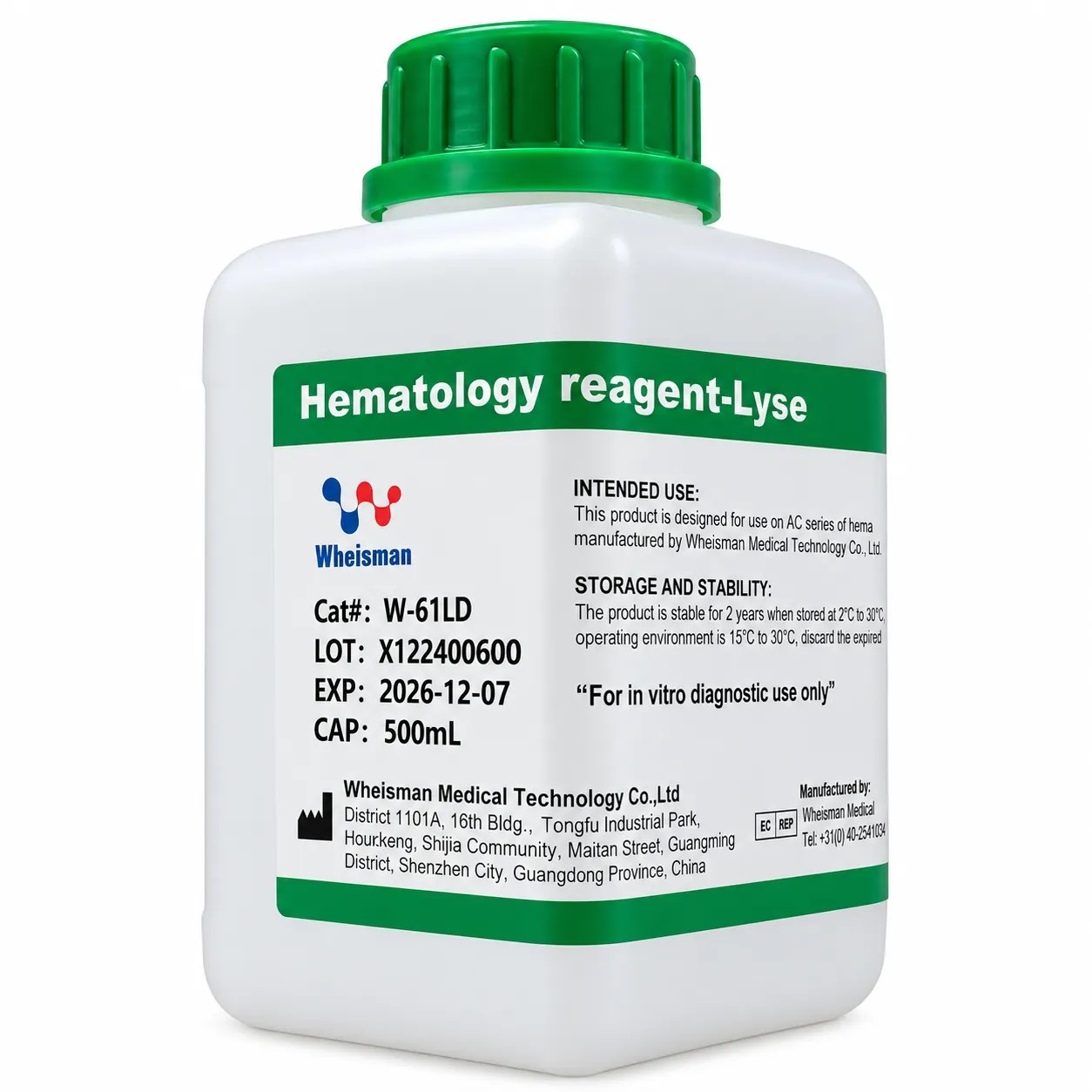 Lisante x 500ml- W-61LD 5 Diff Para Modelo AC610 - WHEISMAN | Stock: 0 - SAP: 285010001