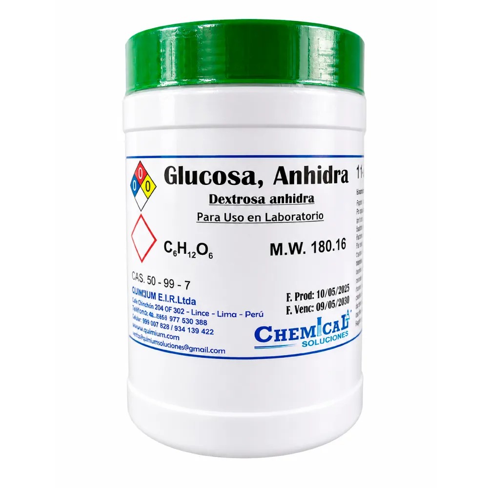 Glucosa Anhidra x1 Kg - XIWANG | Stock: 300 - SAP: 320010001