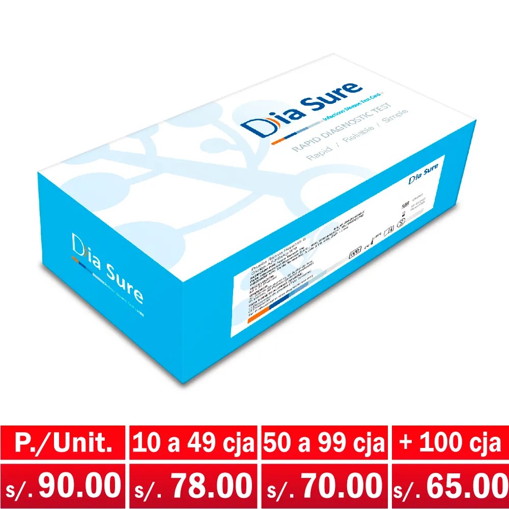 Hiv 1/2 X 30 Test (2 Linea) Rapid Test Cassette | - DIASURE | Stock: 6103 - Vto. 30/03/28 - SAP: 321010002
