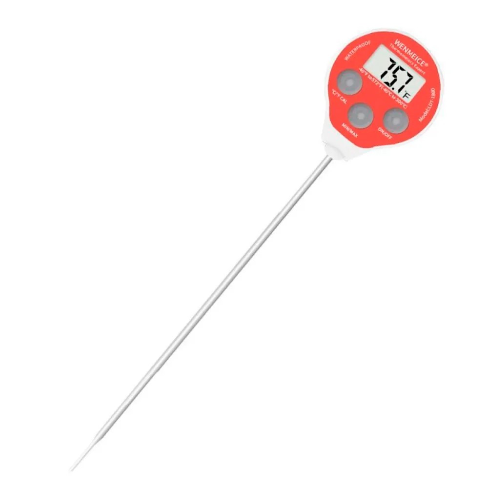 Termómetro P/Alimentos y Liquidos Digital C/Vastago Largo 30CM R/T-50°C A 300°C– Modelo:LDT-1800-L - WENMEICE | Stock: 10 - SAP: 361030002