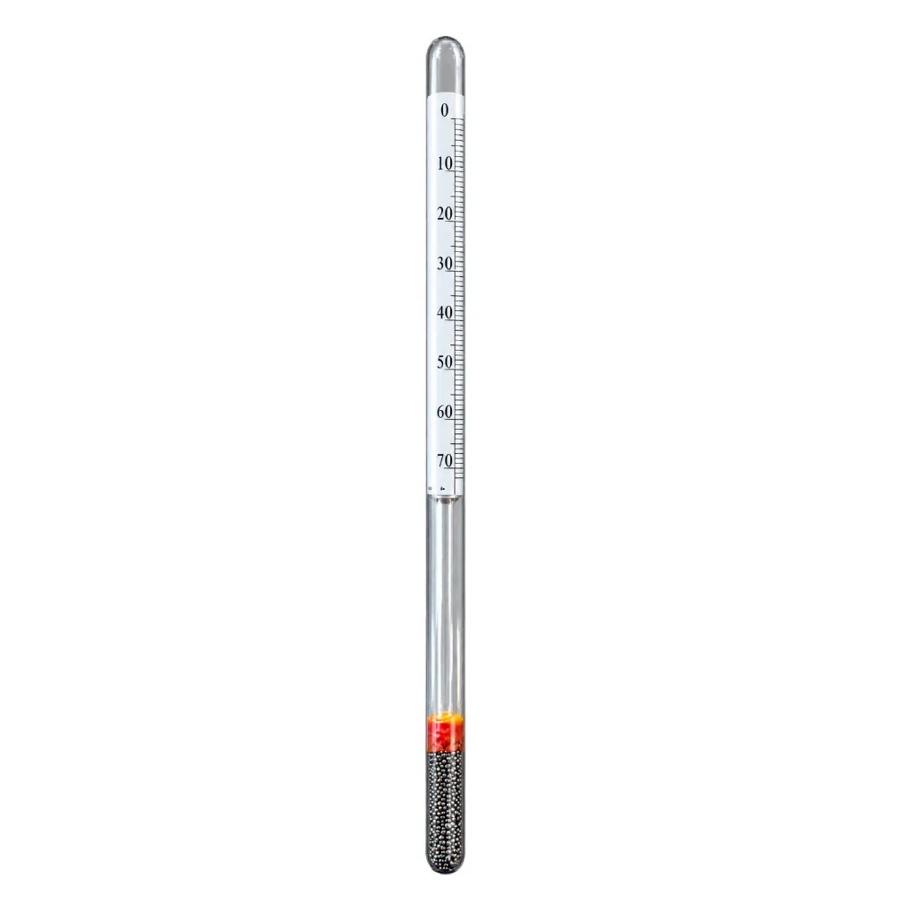 Densímetro Baume 0 A 30: 1/1° Bé, 250 MM 15 °C Grados - PRECISION | Stock: 10 - SAP: 390030001