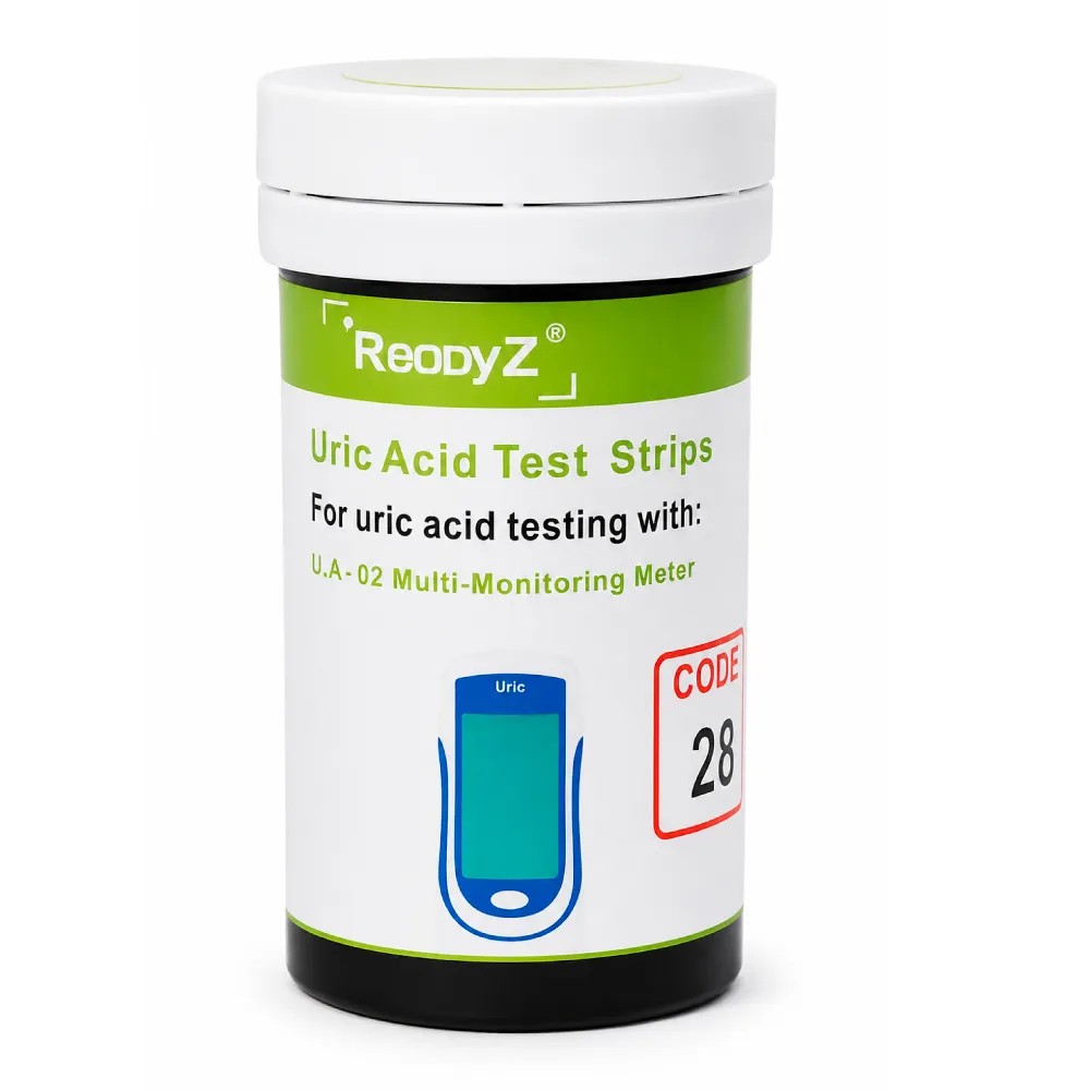 Tiras Reactivas P/Acido Urico en Sangre x 25 Test - RedDyZ | Stock: 50 - SAP: 401010002