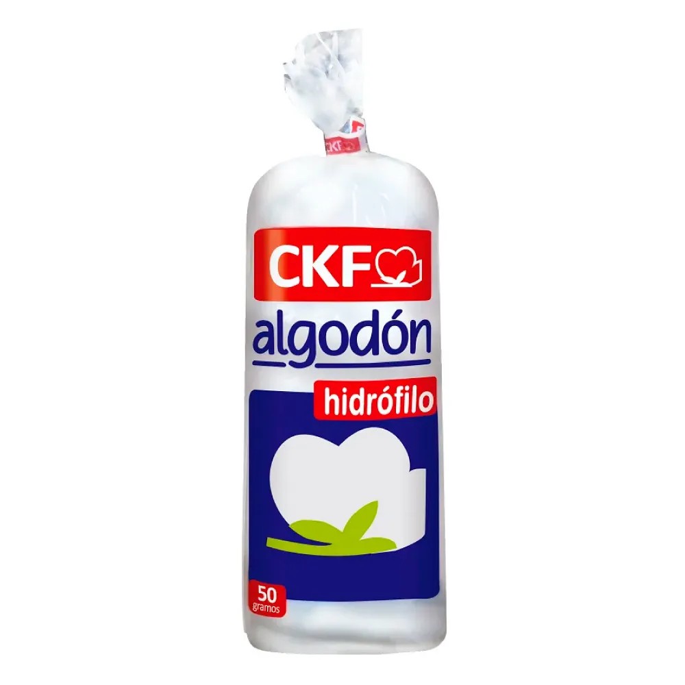 Algodón Hidrofilo CKF - Bolsa 50gr - CKF | Stock: 100 - SAP: 406030002