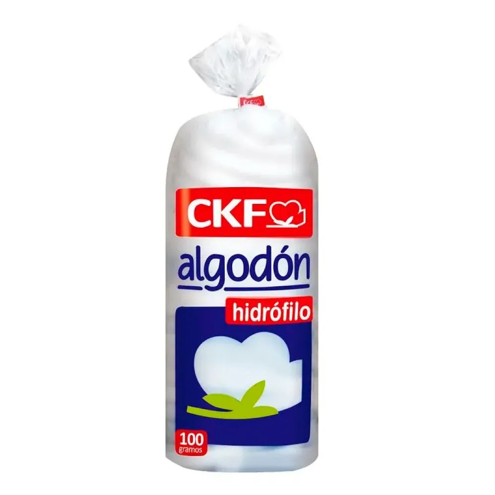 Algodón Hidrofilo CKF - Bolsa 100gr - CKF | Stock: 100 - SAP: 406030003
