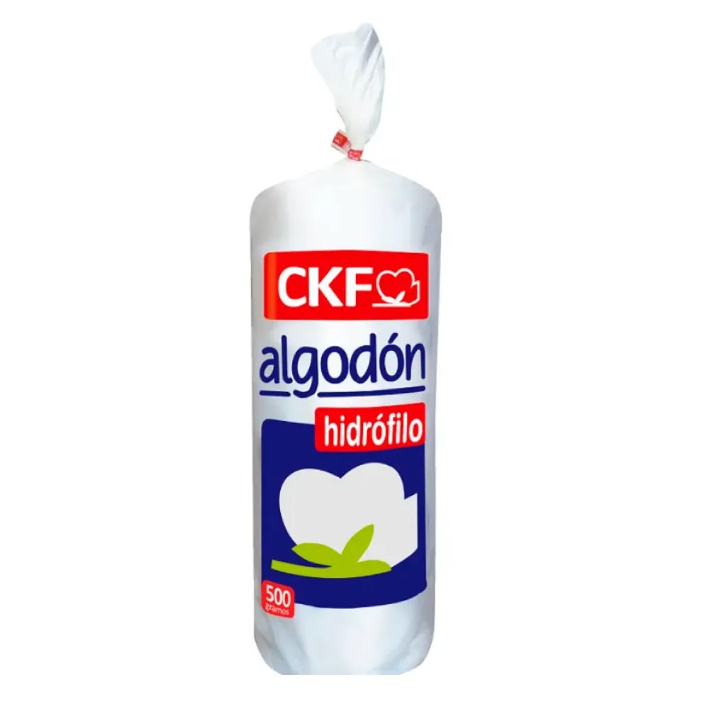 Algodón Hidrofilo CKF - Bolsa 500gr - CKF | Stock: 100 - SAP: 406030005