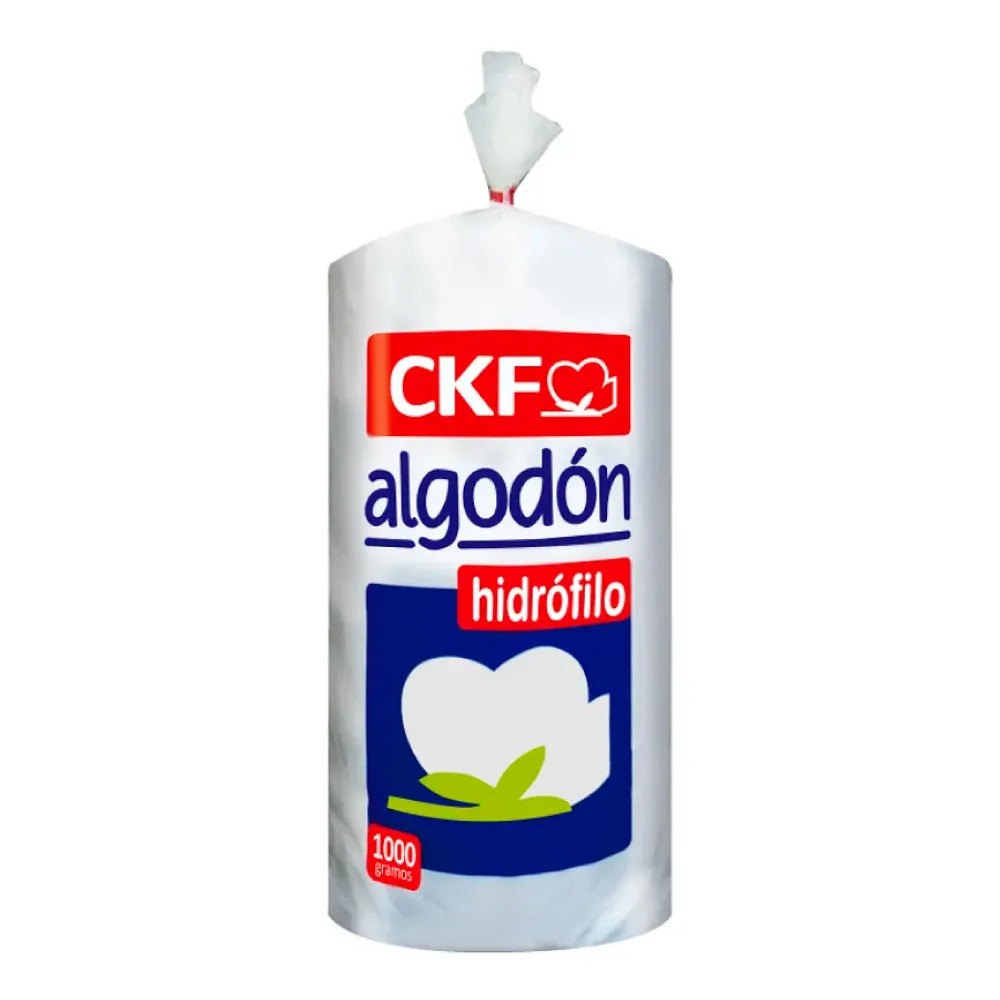 Algodón Hidrofilo CKF - Bolsa 1000gr - CKF | Stock: 100 - SAP: 406030006