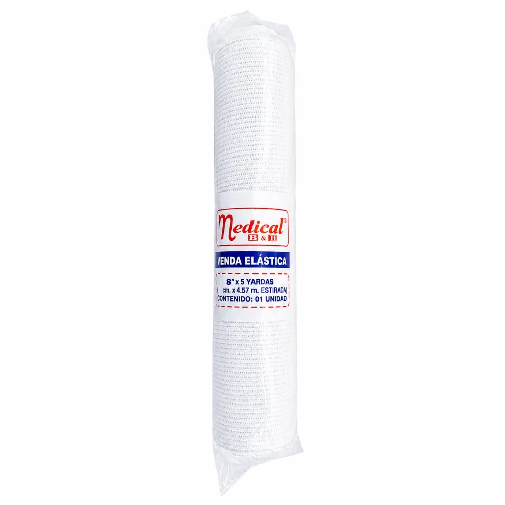 Vendas Elásticas Asépticas 8"x5 Yardas - MEDICAL B&T | Stock: 100 - SAP: 407030006