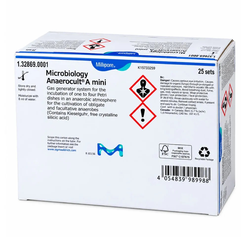 Anaerocult® A MINI REF: 1323690001 - MERCK | Stock: 5 - SAP: 412010023